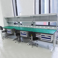 Lightweight Stainless Steel Workbench with Light for Workshop Injection Molding Machine Maintenance