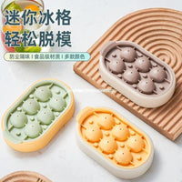 Food-Grade Silicone Ice Cube Mold with Lid, Round Ice Ball Maker for Home Bar