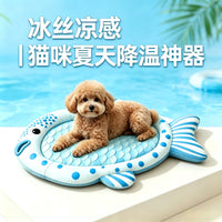 Pet Cooling Mat Clownfish Design for Dogs and Cats, All Seasons