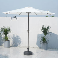 Outdoor Patio Umbrella with Crank Lift, UV Protection, Market Garden Sunshade for Beach, Deck, and Poolside