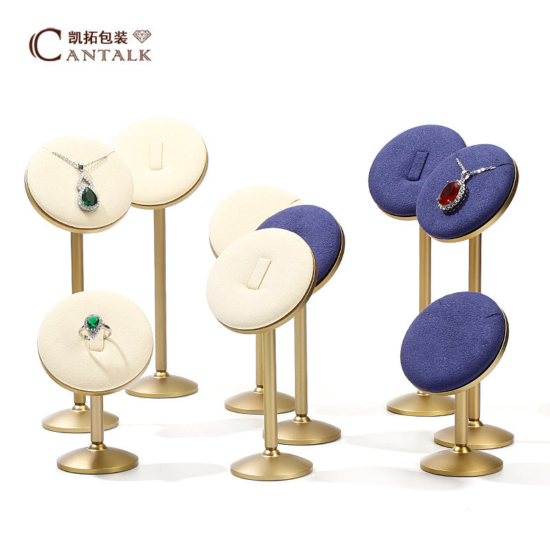 Velvet Jewelry Display Stand for Necklaces and Earrings