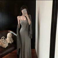Korean Style Knit Shawl Cardigan for Women, Thin Summer Air-Conditioned Room Outerwear Sun Protection Cape