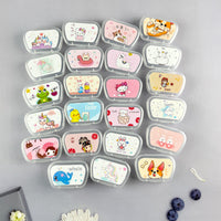 Compact Contact Lens Case with Mirror, Portable Travel Kit for Eyewear
