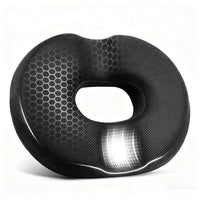 Donut Memory Foam Seat Cushion with Gel for Pressure Relief and Height Increase