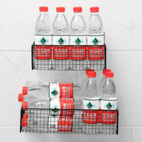 Wall-Mounted Bathroom Kitchen Storage Shelf No-Drill Organizer