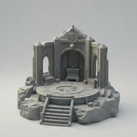 3D Printed Ancient Ruins Temple Aquarium Ornament
