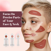 New Facial Cupping Set V-Face Slimming Massager Full Body Cupping Therapy Beauty Device Facial Gua Sha Massage Tool