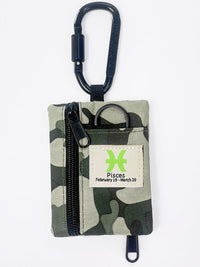 Minimalist Outdoor Tactical Coin Purse with Zipper for Camping Hiking Fishing Keys Headphones
