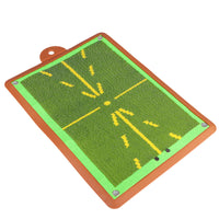 Golf Hitting Mat with Swing Trajectory Display for Indoor Practice