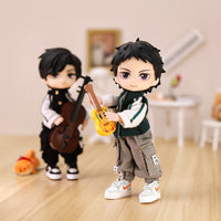 OB11 BJD Doll Baseball Jacket Outfit Set for GSC 1/12 Scale Figures