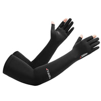 Unisex Summer Sun Protection Ice Silk Arm Sleeves for Outdoor Cycling Hiking Sports