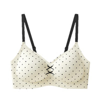 Floral Wireless Push-Up Bra for Small Busts