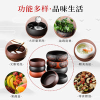 Yixing Zisha Tea Wash Basin for Gongfu Tea Ceremony, Teacup Rinse Bowl, Water Receptacle, Pen Washer, Ashtray, or Small Planter