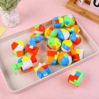 Luban Lock Brain Teaser Puzzle Set for Adults and Kids, Stress Relief Disentanglement Toy