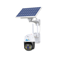 Feikaiya Low-Power Solar 4G PTZ Security Camera Outdoor HD Waterproof Night Vision Wireless Surveillance