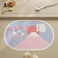 Diatomaceous Earth Bath Mat, Non-Slip Quick Dry Absorbent Hard Mat for Bathroom, Toilet, Shower