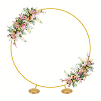 Round Metal Arch Stand for Wedding & Birthday Decorations