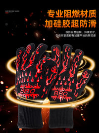Heat Resistant BBQ Gloves for Grilling, Baking, and Oven Use - 500°C Protection