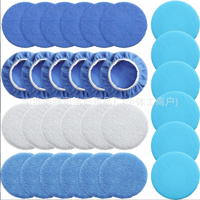 20-Piece Car Polishing and Waxing Kit with Microfiber Applicators