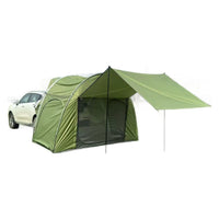 Outdoor Camping SUV Tent with Mesh Extension, RV Awning, Car Rear Integrated Tent
