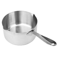 Thickened Rose Gold Saucepan with Scale for Baby Food, Butter Melting, and Oil Heating