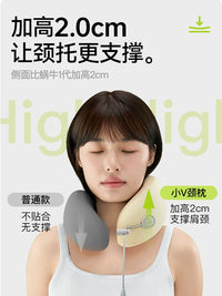 Jueqingsong U-Shaped Travel Neck Pillow for Airplane and Car