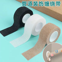 Self-Adhesive Pipe Wrap Tape for Air Conditioner and Gas Lines - Decorative Cover for Exposed Pipes