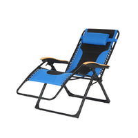 Foldable Recliner Chair for Beach, Balcony, and Home - Portable Leisure Lounger with Adjustable Backrest