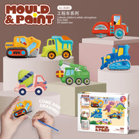 Kids' DIY Plaster Painting Kit - Creative Educational Toy for Arts & Crafts