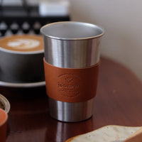 Single Layer 304 Stainless Steel Car Mug for Camping, Coffee, and Beer with Optional Logo