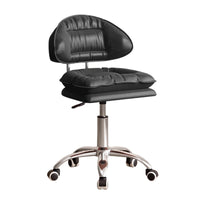 Adjustable Swivel Bar Stool with Backrest for Home Office & Vanity