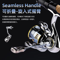 XSHARKS LA Series Full Carbon Spinning Reel for Lure Fishing, Freshwater & Saltwater