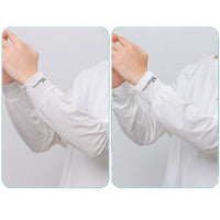 Men's Summer UV Protection Ice Silk Arm Sleeves for Cycling and Driving