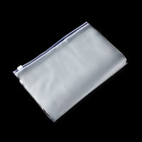 TNA5 Creative PVC Frosted Plastic Card Holder Zipper Pouch for Loose-Leaf Notebooks
