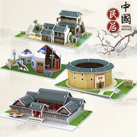Chinese Traditional Pavilion 3D Puzzle Model DIY Kit for Students