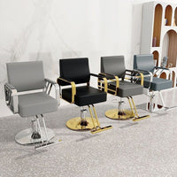 Hydraulic Reclining Barber Chair with Footrest for Salon Hair Styling