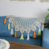 Bohemian Tassel Woven Tablecloth Wall Hanging Decor