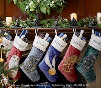Personalized Velvet Christmas Stocking with Lambswool Applique