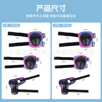 Unisex Skateboard Scooter Protective Gear Set for Knees, Elbows, and Palms