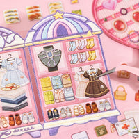 Yuxian 3D DIY Scene Sticker Box Set for Kids - Embroidered Relief Stickers for Creative Play