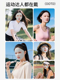 UV Protection Full Face Mask for Outdoor Cycling & Running, Breathable Sunscreen Balaclava for Women