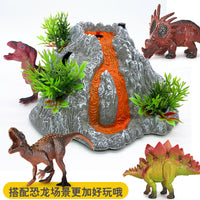 Volcano Eruption Model Toy Set with Spray, Light, and Sound Effects for Kids