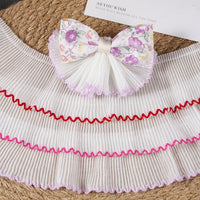 Pleated Chiffon Ruffle Trim Ribbon for Crafts, Doll Clothes, Pet Accessories, Hair Bows