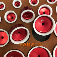 Watch Press Tool Kit with Deepened Aluminum Dies for Crystal and Bezel Installation