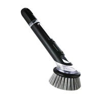 Multi-functional Long Handle Dishwashing Brush with Automatic Liquid Dispenser for Kitchen Cleaning
