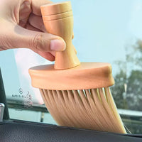 Premium Wood Handle Car Interior Cleaning Brush for Air Vents and Crevices