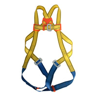 Full Body 5-Point Safety Harness for Elevated Work with Lanyard, Anti-Fall Protection Gear