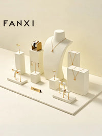 FANXI Premium Jewelry Display Stand for Rings, Earrings, Necklaces, and Pendants