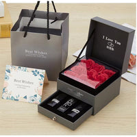 Jewelry Gift Box for Necklace Ring Earrings with Bowknot
