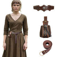 Medieval Embossed Knight Belt for Cosplay & Performance